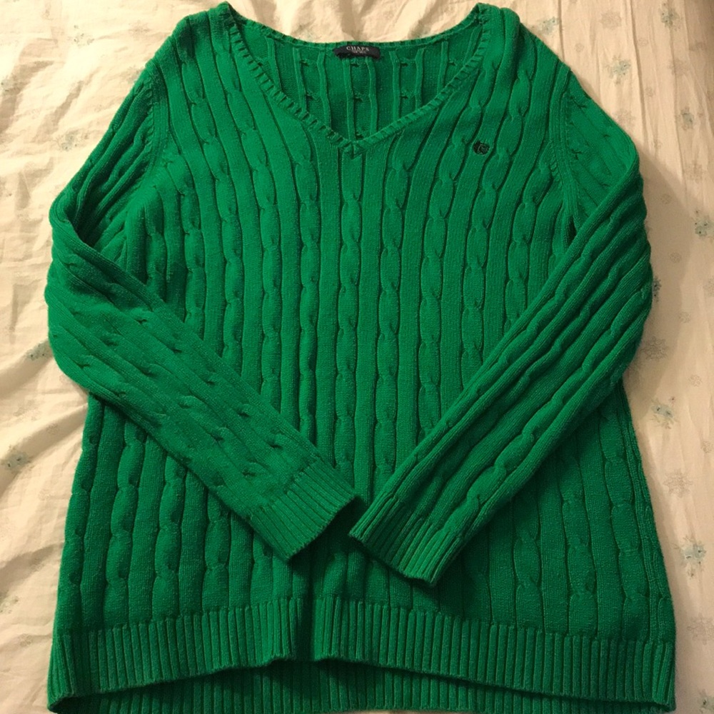 Chaps V-neck sweater